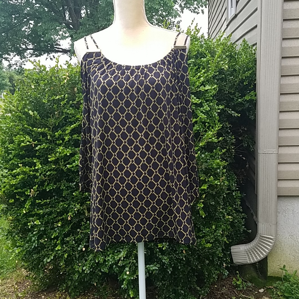 Carmen Marc Valvo activewear stretch print